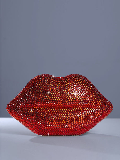 Bolso de Labios Rojo Brillante Adagio